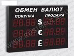 Уличные табло курсов валют РусИмпульс Импульс-309-3х2xZ4