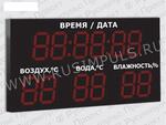 Метеотабло для бассейна РусИмпульс Импульс-227-D27x12xN4-TTW