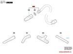 шланг Bosch Шланг для GAS 35 M AFC и GAS 55 M AFC (2608000A06 , 2.608.000.A06)
