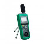 Многофункциональный тестер окружающей среды MASTECH MS6300 (уровень освещенности, шума, относительной влажности, температуры, давления и скорости ветра.)