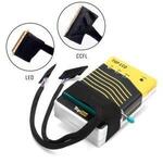 Программатор универсальный для матриц с кабелем 30pin (CCFL) и 40pin (LED). Позволяет перепрошить микросхему EEPROM матрицы ноутбука любой диагонали.