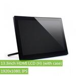13,3quot; Display Waveshare HDMI LCD (H) (with case), 1920x1080, IPS - Монитор для Raspberry Pi 3B/2B/B+/A+/B