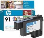 Печатающая головка HP 91 черная матовая и голубая C9460A