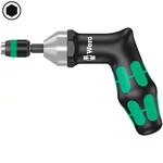 Динамометрическая отвертка WERA 7400, регулируемая с предварительными настройками 25,0-55,0 in. lbs., с быстрозажимным патроном Rapidaptor, пистолетная ручка 074721