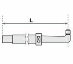 Нижнее плечо прямое O 22 х 200мм для серии FUBAG SG 4-6 38927
