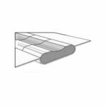 Подкладки керамические ESAB PZ 1500/80 Grey, Tape, Concav (48шт.)