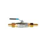 Шаровой вентильный блок GCE HF BV DN 20 Кислород/Инертный газ; 40 бар; вх. G3/4quot;+паянный ниппель19 мм; вых. G 3/4quot;+ниппель 12,5/16 мм