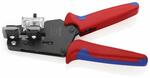 Клещи для удаления изоляции KNIPEX 12 12 11, прецизионные, сменные фасонные ножи, вороненые, 195мм