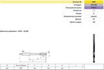 Развертка машинная к/х 40,0 Н7 HSSE DIN 208 Guhring