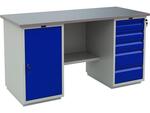 Верстак двутумбовый практик WT180.WD1/WD5 (WB 180Sh+WD1+WD5)