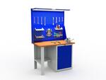 Верстак EXPERT W 120 тумба WS-1 2 экр/освещ. Верстак EXPERT W 120 тумба WS-1 2 экр/освещ.