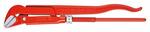 Клещи трубные угловые 45° с красным порошковым покрытием 570 mm, Knipex 83 20 020