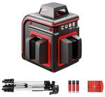 Лазерный уровень самовыравнивающийся ADA instruments CUBE 360-2V PROFESSIONAL EDITION (А00570) со штативом