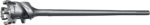 Бур ЗУБР по бетону проломной, quot;SDS-maxquot;, 80x600мм, Профессионал, 29330-80-600
