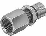 Штуцер ниппельный с накидной гайкой Festo QCK-1/8-PK-4-B (комплект 10 шт)
