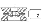 Фреза алмазная профильная Z-40 №2 60/70 по граниту