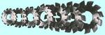 Фреза m 7,0 (комплект из 8шт) 110х32мм р6м5 20 град, z=11 quot;cnicquot; (компл), 54867