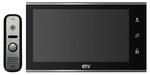 Комплектная дверная станция (домофон) CTV CTV-DP2702MD серебро (дверная станция) черный (домофон)