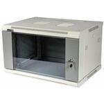 TWT-CBWPG-27U-6x6-GY TWT Шкаф 19quot; 27U 600x600 настенный, TWT серии Pro, стеклянная дверь, разборный