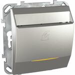 UNICA TOP выключатель карточный, с выдерж. врем., с лампой подсв., 8 А, алюминий Schneider Electric MGU5.540.30ZD