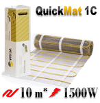 Нагревательный мат DEVI Veria Quickmat-150 189B0113 1-c 1500вт 10,0 кв.м. одножильный