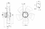 Вентилятор осевой ebmpapst A4D450AU0101 Вентилятор осевой ebmpapst A4D450AU0101