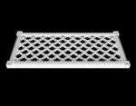 Решетка вентиляционная В-7, размер: 240x2475м Решетка вентиляционная В-7, размер: 240x2475м