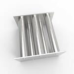 Магнитная решетка, двухрядная 150х150х25 (5 стержней D25 мм)