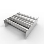 Магнитная решетка, двухрядная 250х250х25 (7 стержней D25 мм) Магнитная решетка, двухрядная 250х250х25 (7 стержней D25 мм)