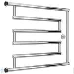 СУНЕРЖА High-Tech model quot;L+quot; Полотенцесушитель 500х650 нержавеющая сталь, верт. подключение гайка 1quot;