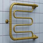 Полотенцесушитель водяной Ника Econ ПМ-1 50/70 с полкой бронза