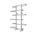 Водяной полотенцесушитель МСталь Полуовал в разлет 600x800