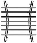 Водяной полотенцесушитель Ника Bamboo ЛБ8 60x50