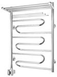 Электрический полотенцесушитель МСталь Змейка 500x800 с горячей и поворотной полками KTX4 СП Электрический полотенцесушитель МСталь Змейка 500x800 с горячей и поворотной полками KTX4 СП