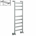 Полотенцесушитель водяной Margaroli Sereno 484-8, 4847708PCRN 77.5 x 100.5 см, хром с полкой Полотенцесушитель водяной Margaroli Sereno 484-8, 4847708PCRN 77.5 x 100.5 см, хром с полкой