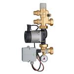 Смесительный узел Caleffi с насосом UPS 25-80 для теплого пола