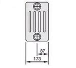 Радиатор отопления Zehnder Charleston 5045/10 №1270 3/4quot; RAL 9016