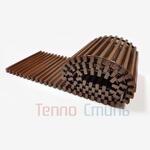 Решетка itermic GRILL.2900.SGW-40 цвет Венге ширина 400 мм длина 2800 мм деревянная для встраиваемых в пол внутрипольных конвекторов ITT и ITTB