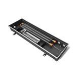 Внутрипольный водяной конвектор Techno Vent KVZV 350/140/2600 с принудительной конвекцией