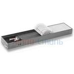 Встраиваемый в пол конвектор Hidria IMP Klima TKV-13 08x30x320 c принудительной конвекцией, 80 мм x 300 мм x 3200 мм, внутрипольный конвектор