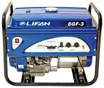 Бензиновый генератор LIFAN 6GF-3 (6000 Вт)