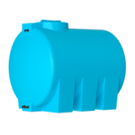 Бак для воды ATH 1500 синий горизонтальный Aquatech