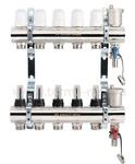 Коллекторные группы Коллекторная группа PROFACTOR PF MB 802.12 1quot; ВР, 12 отводов 3/4quot;, расходомер, воздухоотводчик, сливной кран