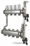 Коллекторный блок Valtec 1 дюйм, 9 x 3/4 дюйма, евроконус с термостатическими клапанами (VTc.588.EMNX.0609)