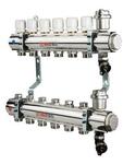 Коллекторная группа VALTEC в сборе, 1х5 вых. Евроконус 3/4