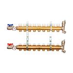 Коллектор Stout SMB 0468 000009 из латуни, без расходомеров 1quot;x3/4quot; на 9 выходов