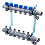 Коллектор Uponor VARIO S с клапанами стальной, выходы 5x3/4quot; евроконус 1И, 1088048