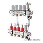 Коллекторный блок Valtec 1 дюйм, 9 x 3/4 дюйма, евроконус со встроенными расходомерами (VTc.586.EMNX.0609)