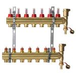Комплект коллекторов Danfoss FHF-7F set, 7 выходов (088U0727)