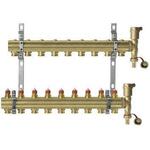 Комплект коллекторов Danfoss FHF-2 set с кронштейнами и воздухоотводчиками, 9 выходов (088U0709)